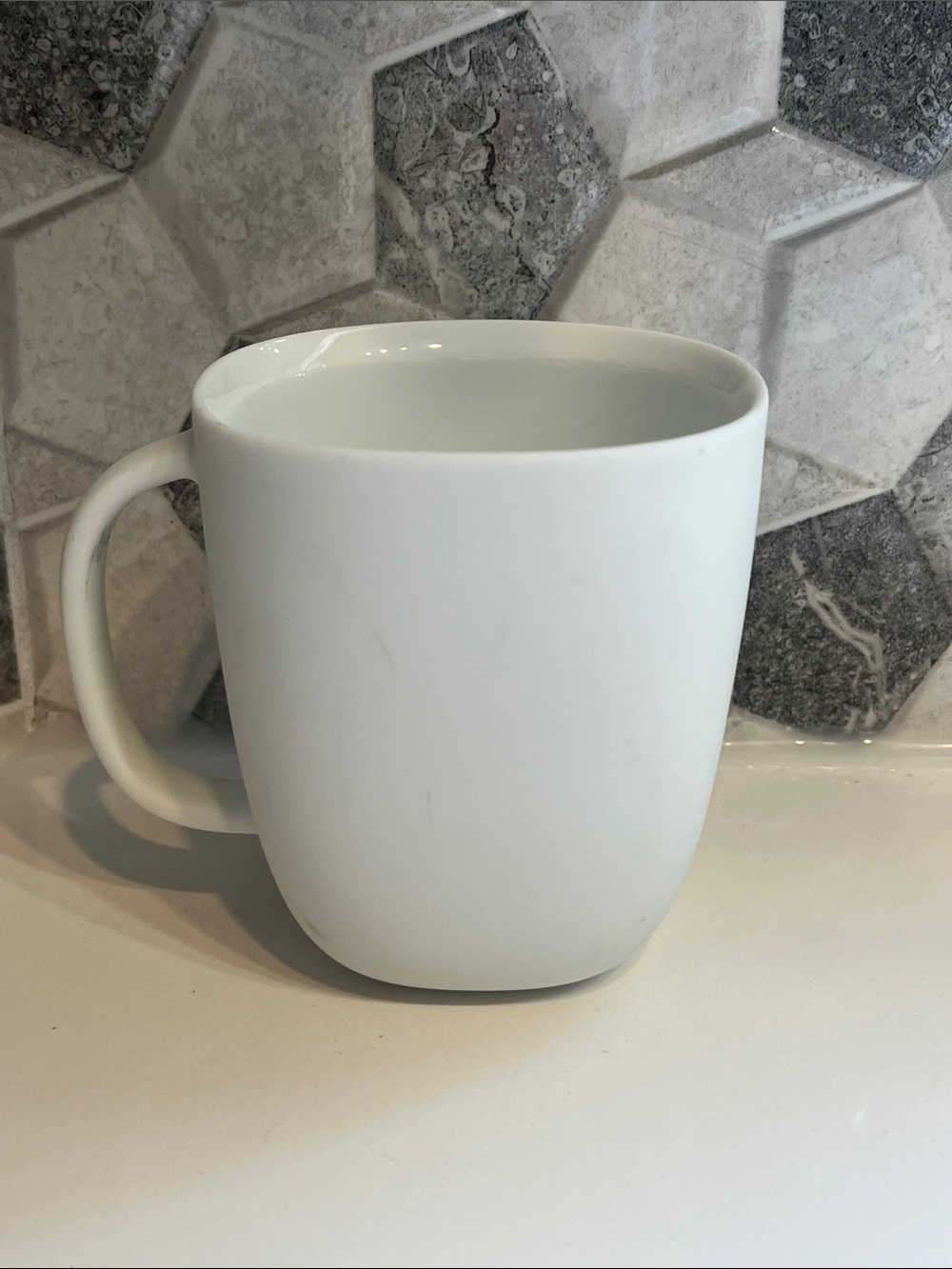 Nespresso Lume Collection White Ceramic Coffee Mug - Minimalist Home Dining Cup
